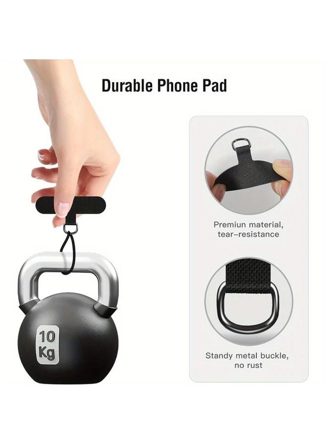 Phone Lanyard Kit With 2 Nylon Pads 2 Stickers Polychrome Colors - Image 4