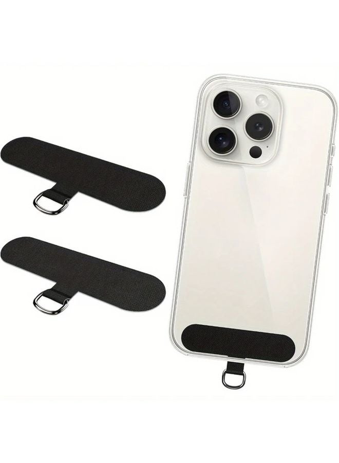 Phone Lanyard Kit With 2 Nylon Pads 2 Stickers Polychrome Colors - Image 1