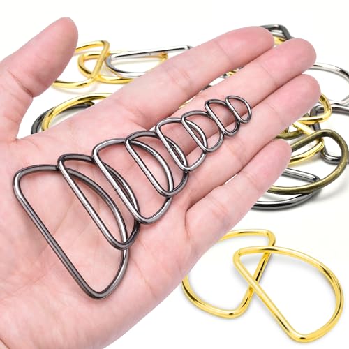 CooBigo 30 Pack 2" Dee Rings D-Ring Metal Buckle Strap Sewing Accessories FLQ016 - Image 5