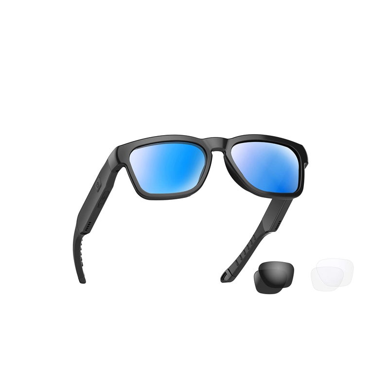 OhO sunshine Bluetooth Audio Sunglasses Lightweight Open Ear Sport Glasses 10H Playtime UV400 ANSI Z871 Water Resistant with Voice Control - Image 2