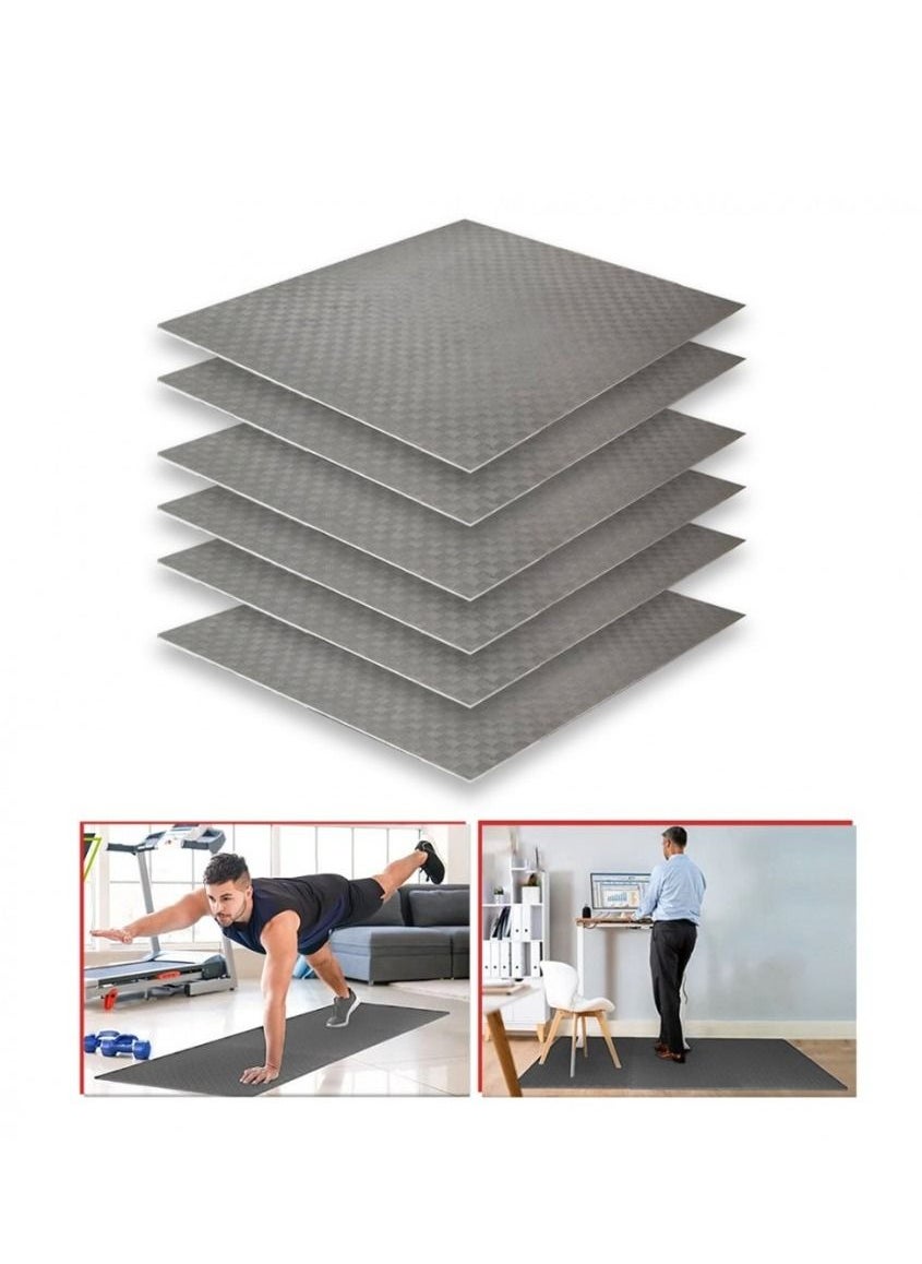 Protective Floor Mat, EVA Foam Extra Thick Mat with Interlocking Floor Tiles for Home and Gym Equipment, 1 Square meter 