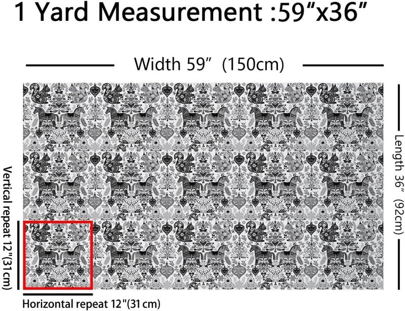 Polished safe edge Rustic Horse Fabric by The Yard,Boho Floral Bird Squirrel Soft Flannel Polyester Fabric for Sewing Lover,Xmas Bells Snowflake No Stretch Fabric Crafting Supplies, 3 Yard Bolt,108" L x 59" W Flat working surface Reliable quality Indoor & outdoor suitable All season compatible build Rack friendly Gulf climate tested upgraded quality Long term heavy use compatible Global standard processed material 5-star rated item All-round well-engineered practical build Stable base Irresistible price Multi option design Backup reserve local stock One-time only offer Month-round consistent deliver Very popular product Most wanted item Easy clean surface Practical versatile construction Labor saving optimized design Flexible trendy construction Upgraded general material All storage type compatible - Image 2