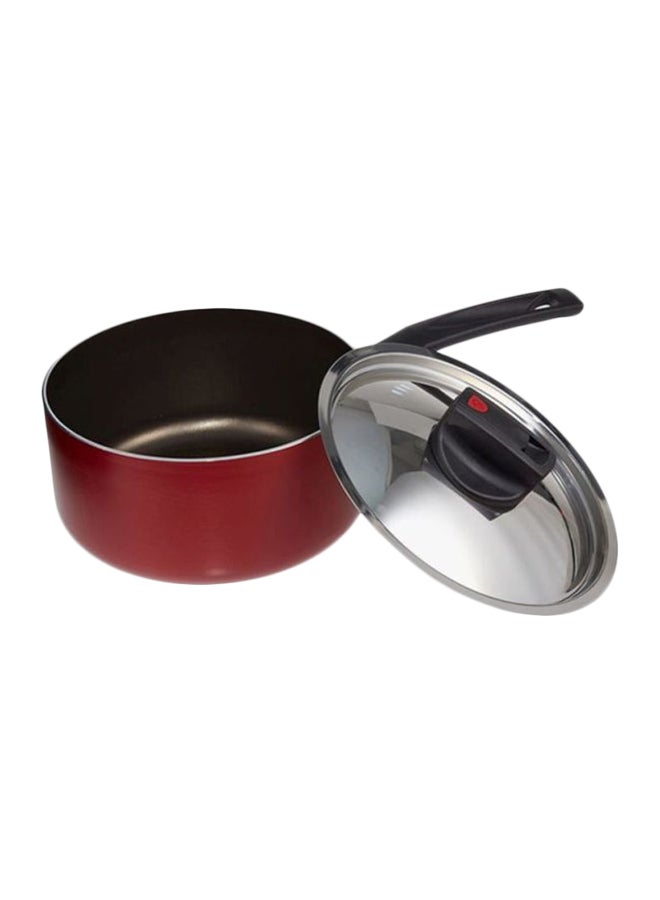 Prestige Safecook Non-Stick Cov Saucepan Red 16cm - Image 2