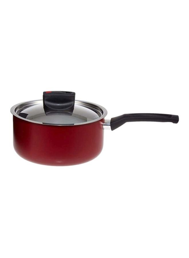 Prestige Safecook Non-Stick Cov Saucepan Red 16cm - Image 1