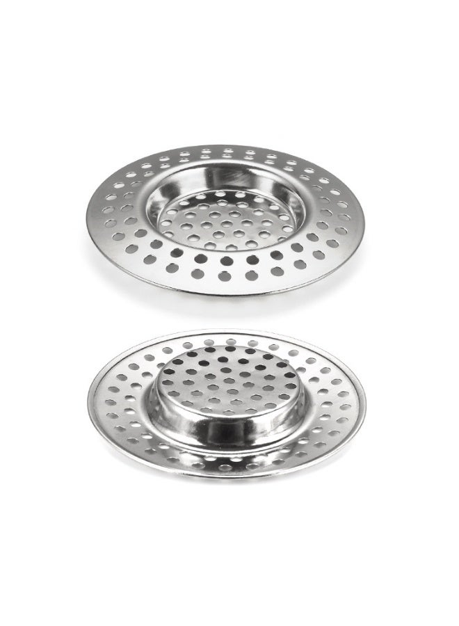 2 Pcs Stainless Steel Kitchen Sink Filter Sink Drain Filter for Shower and Drain or Kitchen Sinks - Image 1