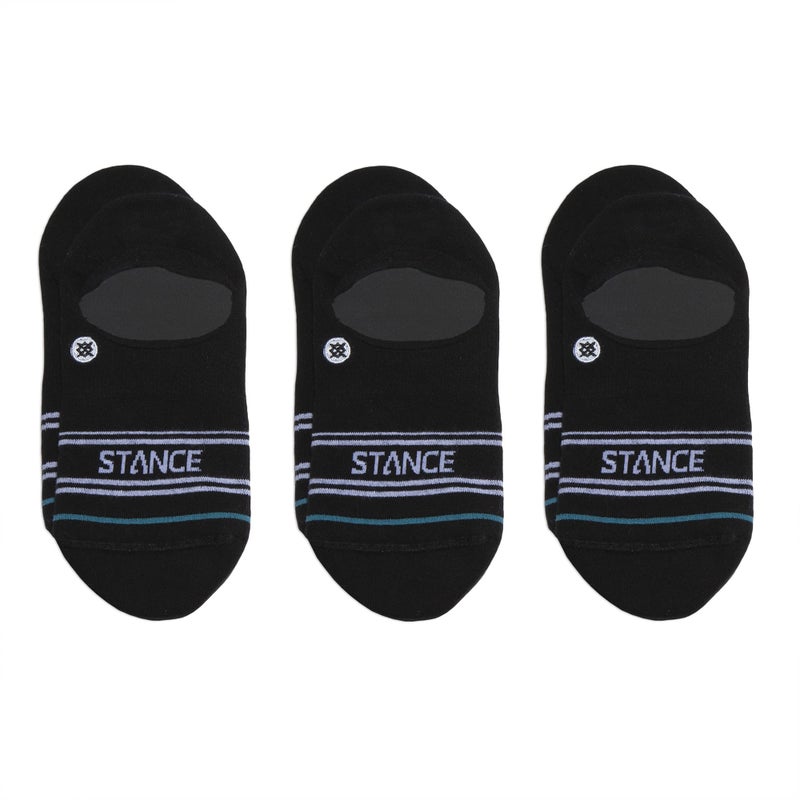 Stance Basic No Show Socks [3 Pack] (Large, Black) - Image 1