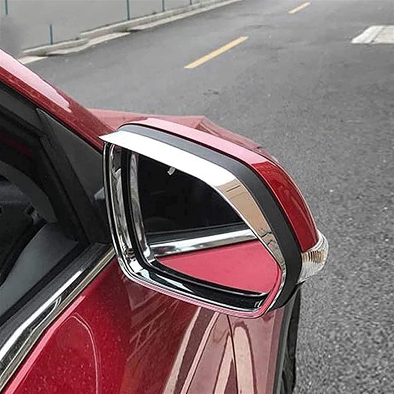 DEMULAX Car Side Rear View Mirror Rain Eyebrow Shield - Image 4
