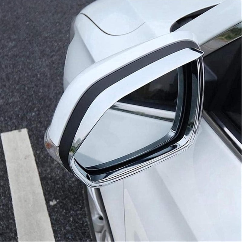 DEMULAX Car Side Rear View Mirror Rain Eyebrow Shield - Image 3