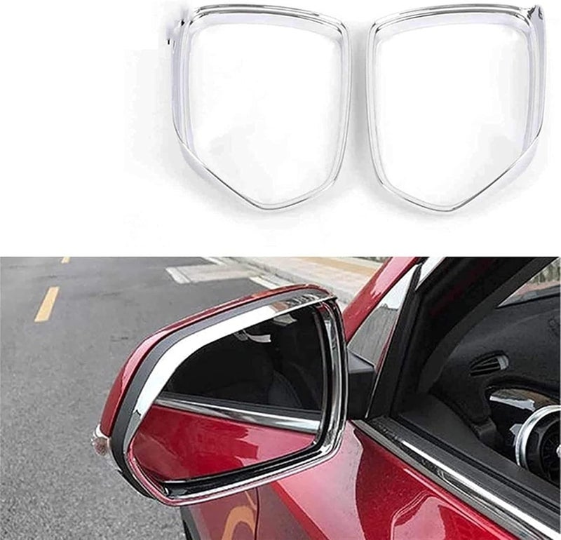 DEMULAX Car Side Rear View Mirror Rain Eyebrow Shield - Image 2