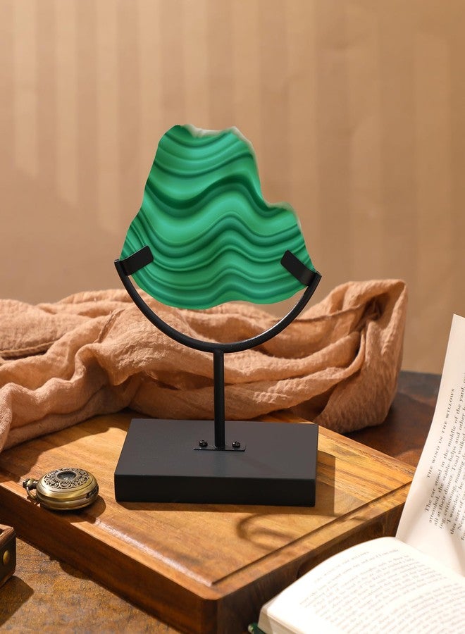 حامل عرض صخور معدني من قطعتين من مارسوي، أسود اللون، بذراع واحد وشوكتين، مناسب لعرض الألواح والشرائح والأحافير والمعادن المسطحة والبلورات - Image 3