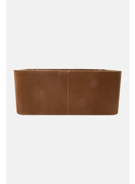 Muy Mucho 3 Pieces Storage Organizers Box, Dark Brown  - Image 3