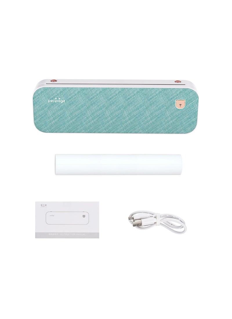 PeriPage PeriPage A4 Paper Printer Direct Thermal Transfer Wirless Mobile Photo Printer USB BT Connection Support 2''/3''/4'' Paper Width  - Image 1