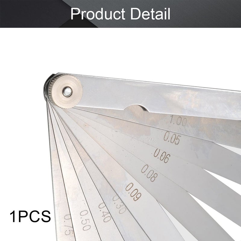 Utoolmart 200mm/8-inch Metric Feeler Gauge, with 14 Blades Manganese Steel Gap Measure Tool 1pcs - Image 4