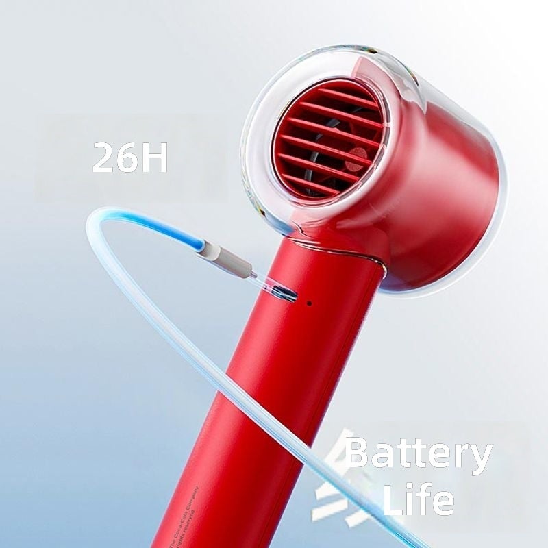 كوكا كولا مروحة يدوية كوكاكولا - مروحة صغيرة محمولة تعمل بالبطارية أو USB للمكتب والسكن والهواء الطلق - Image 5