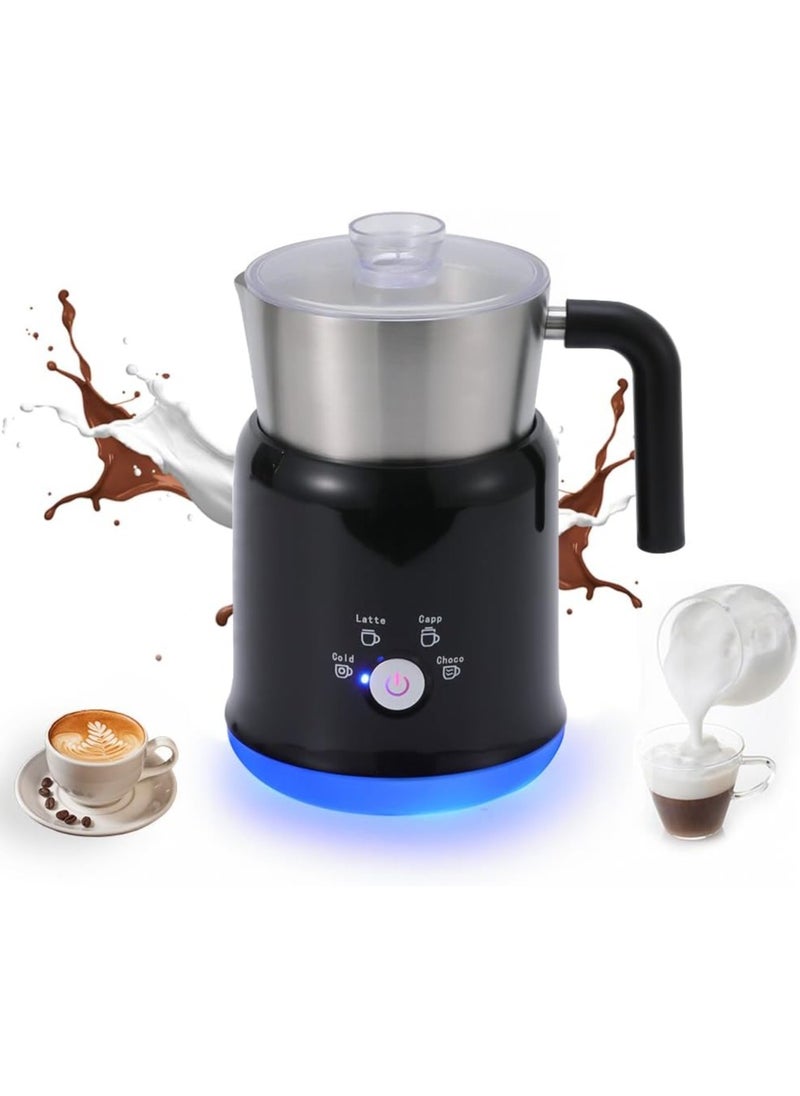 Generic - Detachable Milk Frother 23.67oz/700ml Electric Milk Frother and Steamer with Touch Control 600W 5 in 1 Hot/Cold Foam Maker for Latte Cappuccinos Hot Chocolate Milk - Image 1