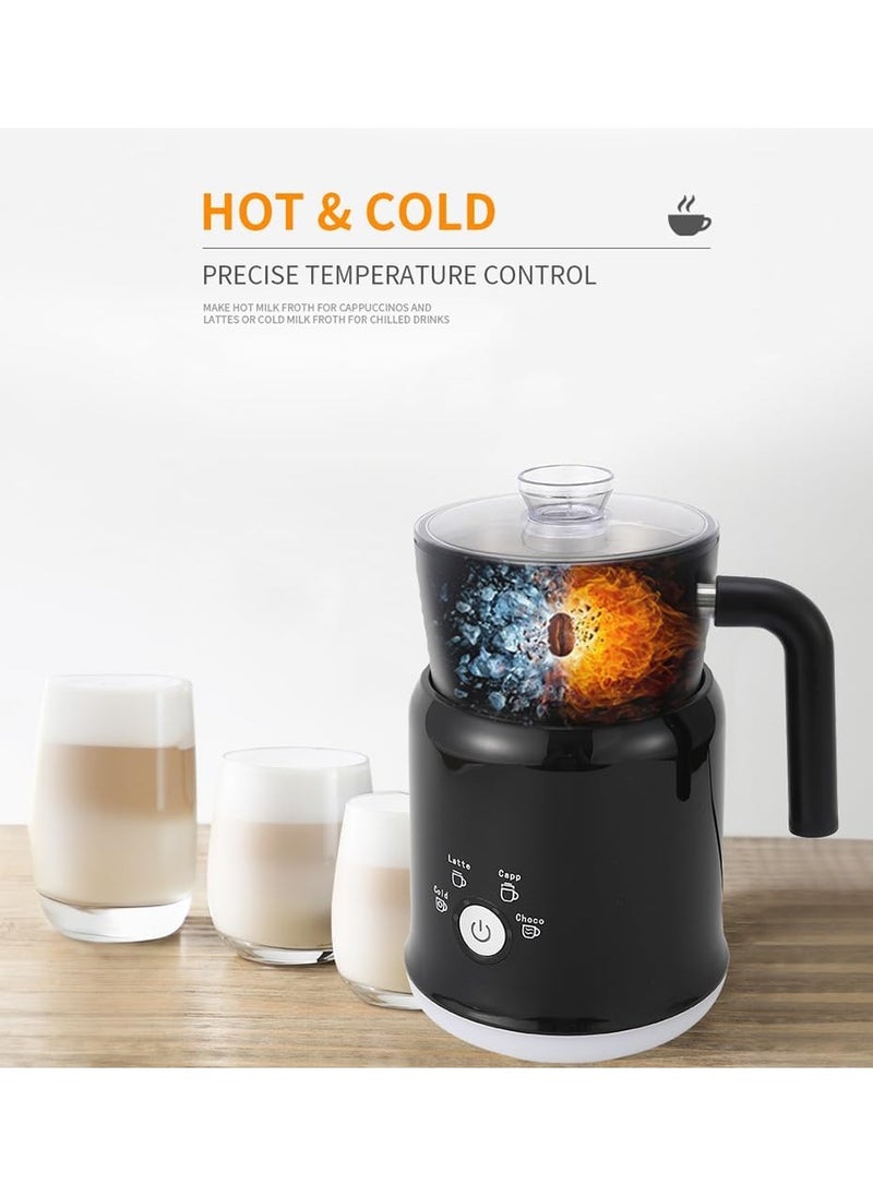 Generic - Detachable Milk Frother 23.67oz/700ml Electric Milk Frother and Steamer with Touch Control 600W 5 in 1 Hot/Cold Foam Maker for Latte Cappuccinos Hot Chocolate Milk - Image 1