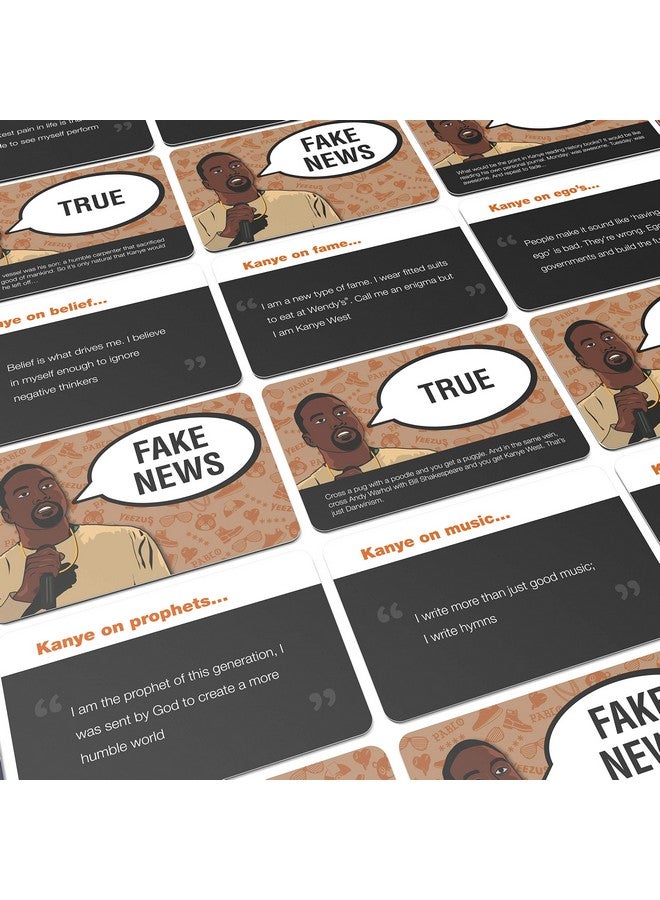 Bubblegum Stuff Kanye News Game - Guess The Kanye Fake News Quote Comedy Card Guessing Game - Suitable For Family, Kids, Teenagers & Adults - Image 5