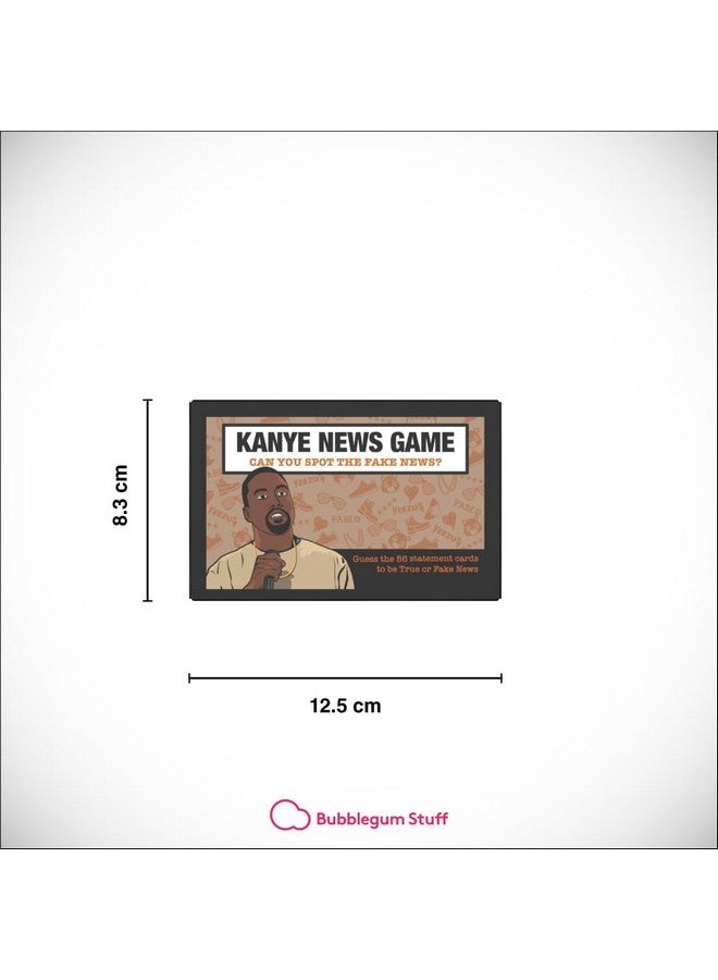 Bubblegum Stuff Kanye News Game - Guess The Kanye Fake News Quote Comedy Card Guessing Game - Suitable For Family, Kids, Teenagers & Adults - Image 4