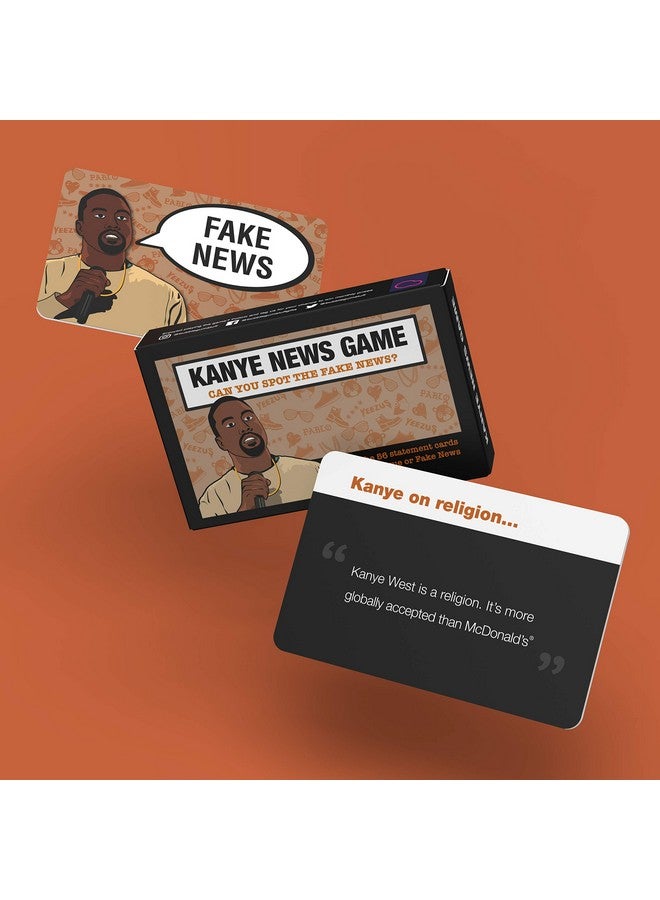 Bubblegum Stuff Kanye News Game - Guess The Kanye Fake News Quote Comedy Card Guessing Game - Suitable For Family, Kids, Teenagers & Adults - Image 2
