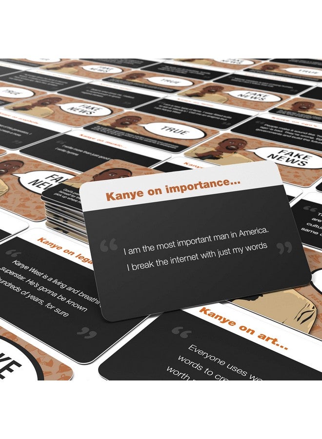 Bubblegum Stuff Kanye News Game - Guess The Kanye Fake News Quote Comedy Card Guessing Game - Suitable For Family, Kids, Teenagers & Adults - Image 3