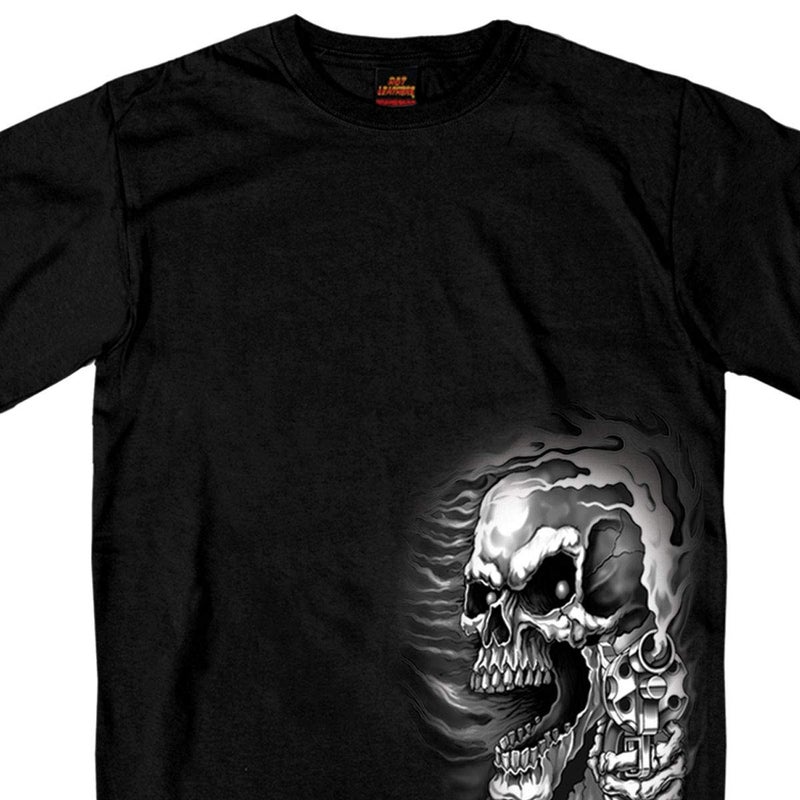 Hot Leathers mens Motorcycle novelty t shirts Black XLarge US