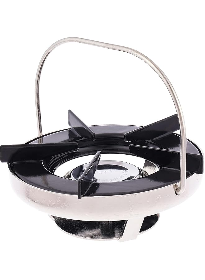 Generic Indian camping gas stove Stove Burner Head Silver Size 18 cm - Image 1
