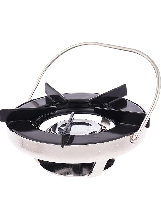 Generic Indian camping gas stove Stove Burner Head Silver Size 18 cm - Image 2