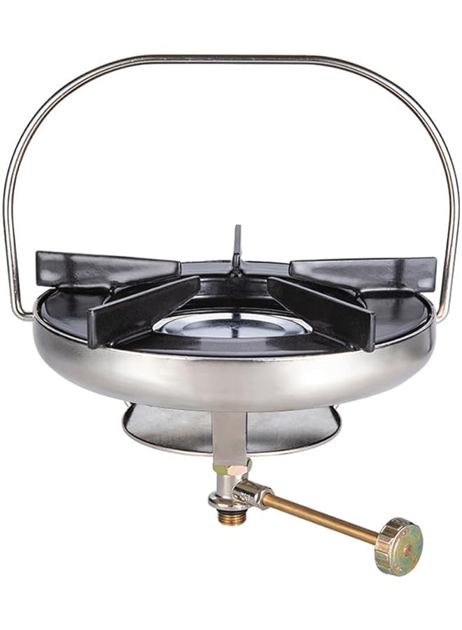 Generic Indian camping gas stove Stove Burner Head Silver Size 18 cm - Image 3