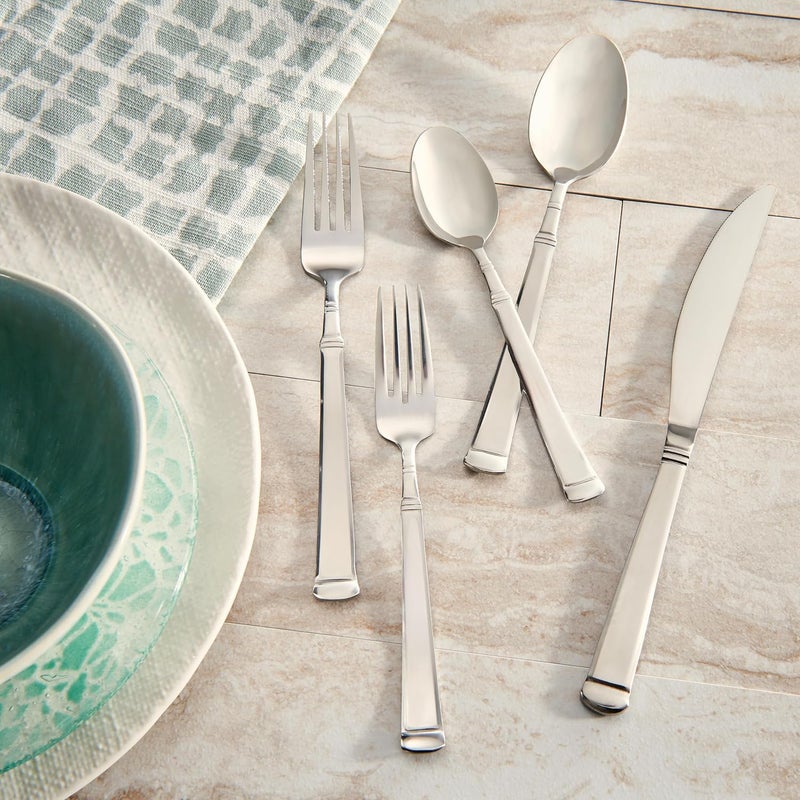 Hampton Forge  Avenue  20 Piece Flatware Set Service for 4 - Image 2