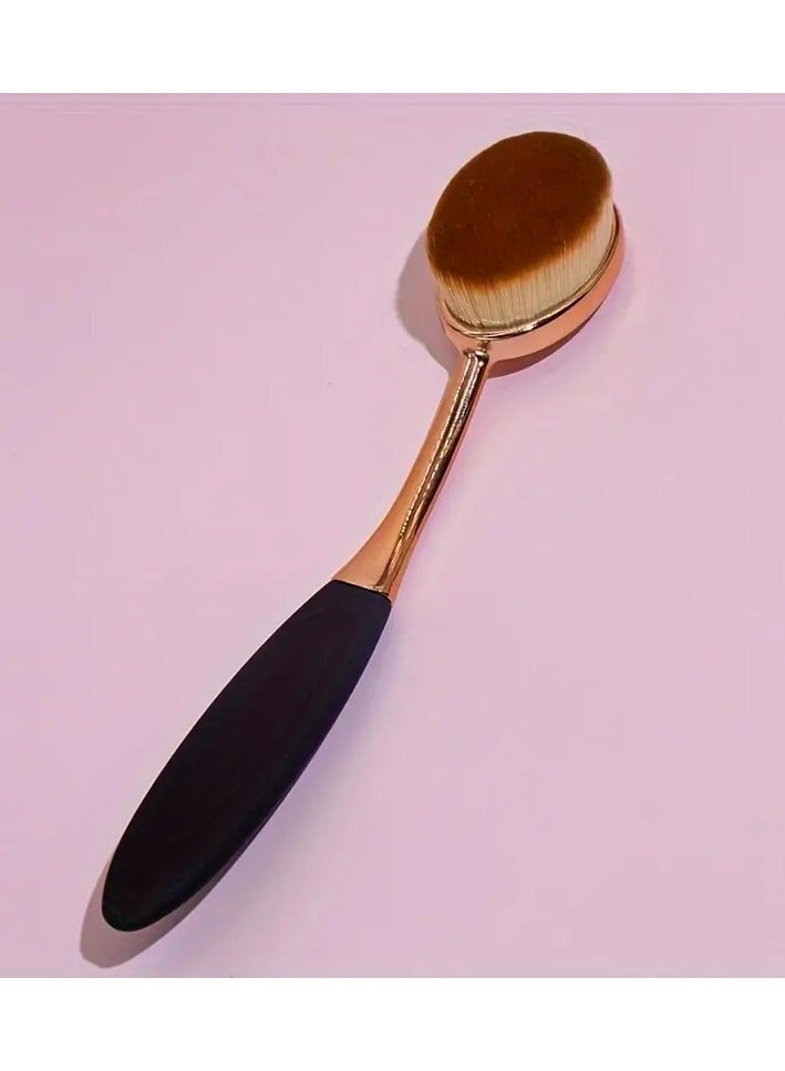 أوريتي 5pcs الورد الذهبي ب. AK مقبض فرشاة الأسنان مجموعة الأساس فرشاة ماكياج مسحوق فرشاة أحمر الخمر bb كريم شجيرة الأساس فرشاة ماكياج ظل العيون فرشاة مخفي فرشاة الشفاه - Image 4