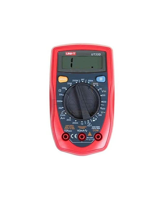 UNI-T Uni-t UT33D LCD Palm Size Digital Multimeter  - Image 2