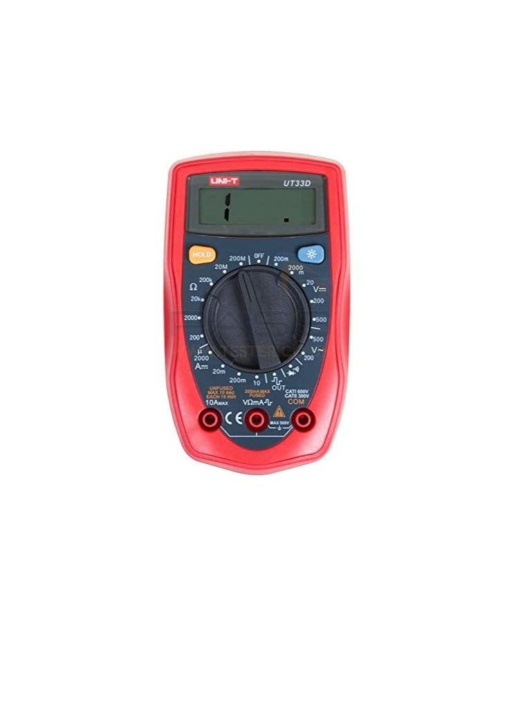 UNI-T Uni-t UT33D LCD Palm Size Digital Multimeter  - Image 1