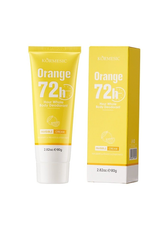 Kormesic برتقالي 72 ساعة كريم كامل الجسم 80 جرام - Image 1