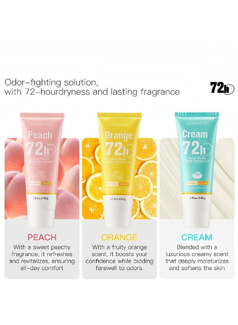 Kormesic برتقالي 72 ساعة كريم كامل الجسم 80 جرام - Image 4