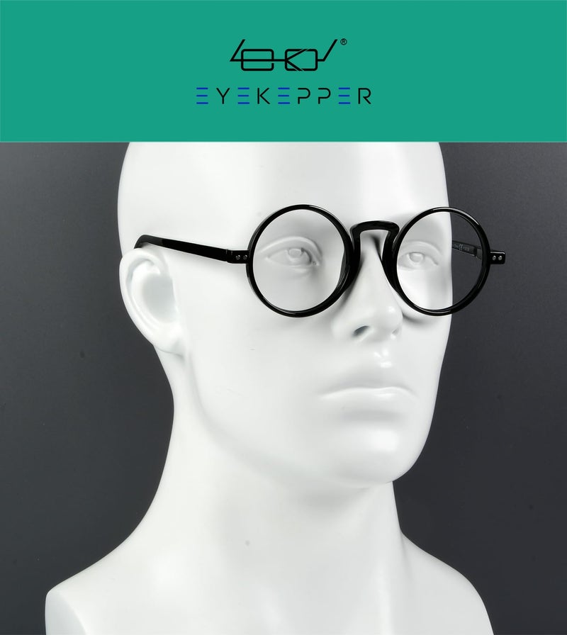 Eyekepper 4 Pack Oversized Round Reading Glasses for Men Women Retro Readers+2.50 - Image 2