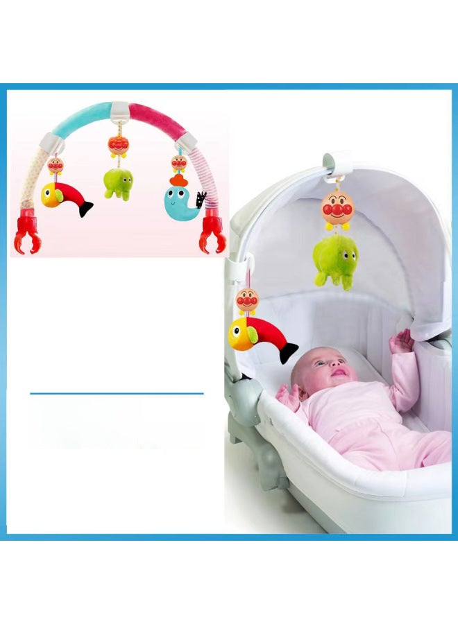 Mqmqs & Pdpds Bed Clip Hanging Bell Baby Stroller Pendant Music Bed Clip Seat Clip Car Hook-Color:Clip Bed Around A Set (caterpillar) - Image 3