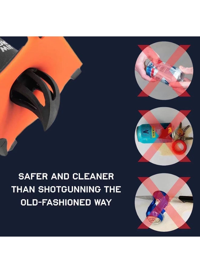 Portable Manual Easy Can Opener, Colorful Pop Can Hole Opener (Suitable for Soda, Coke, Beverages) - Premium Aluminum Beverage Can Opener - Image 3