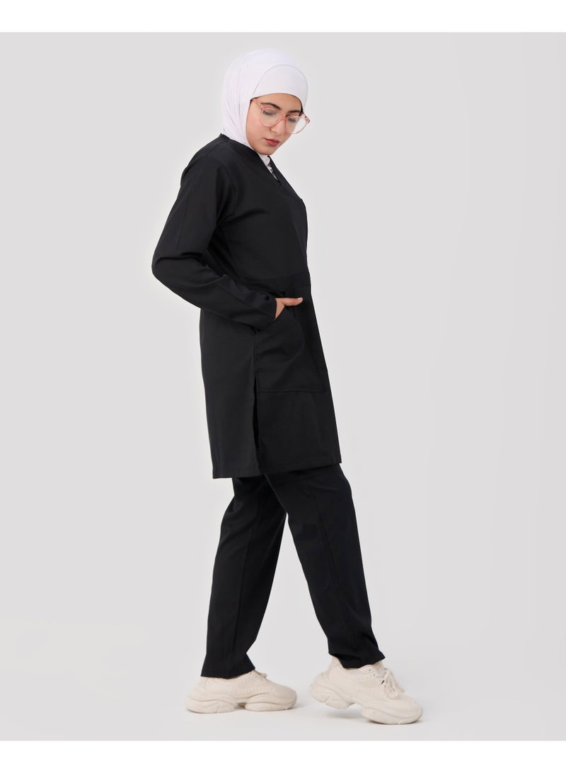 sezer Medical tunic made from cotton Lycra—comfortable, stylish, and ideal for healthcare professionals. - Image 5