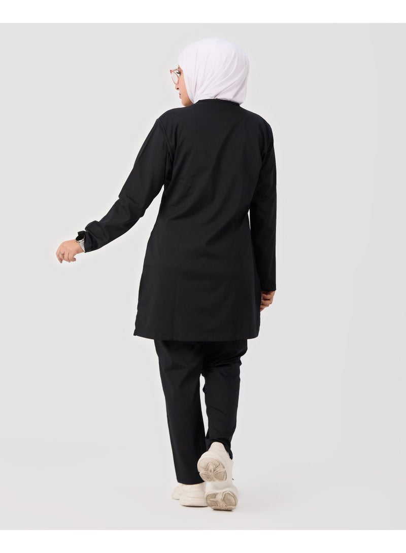 sezer Medical tunic made from cotton Lycra—comfortable, stylish, and ideal for healthcare professionals. - Image 4