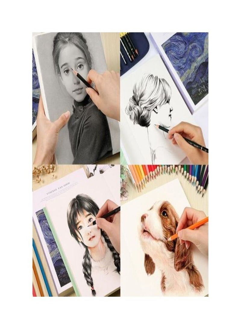 اسكتش بوك اشكال فان جوخ مقاس ايه 5 - 120 ورقة- 1 قطعة - Image 4