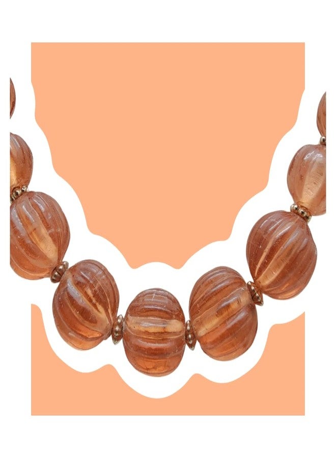 دي سي أيه قلادة من الخرز الزجاجي السميك بتصميم بوهيمي للنساء والفتيات (4500) - Image 2