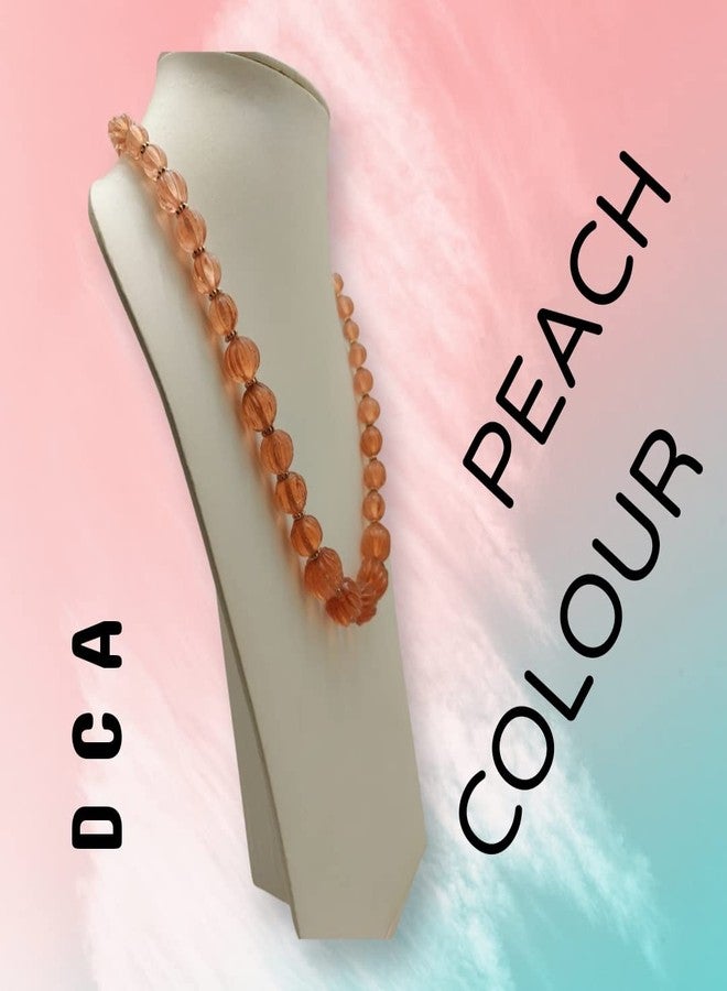 دي سي أيه قلادة من الخرز الزجاجي السميك بتصميم بوهيمي للنساء والفتيات (4500) - Image 3