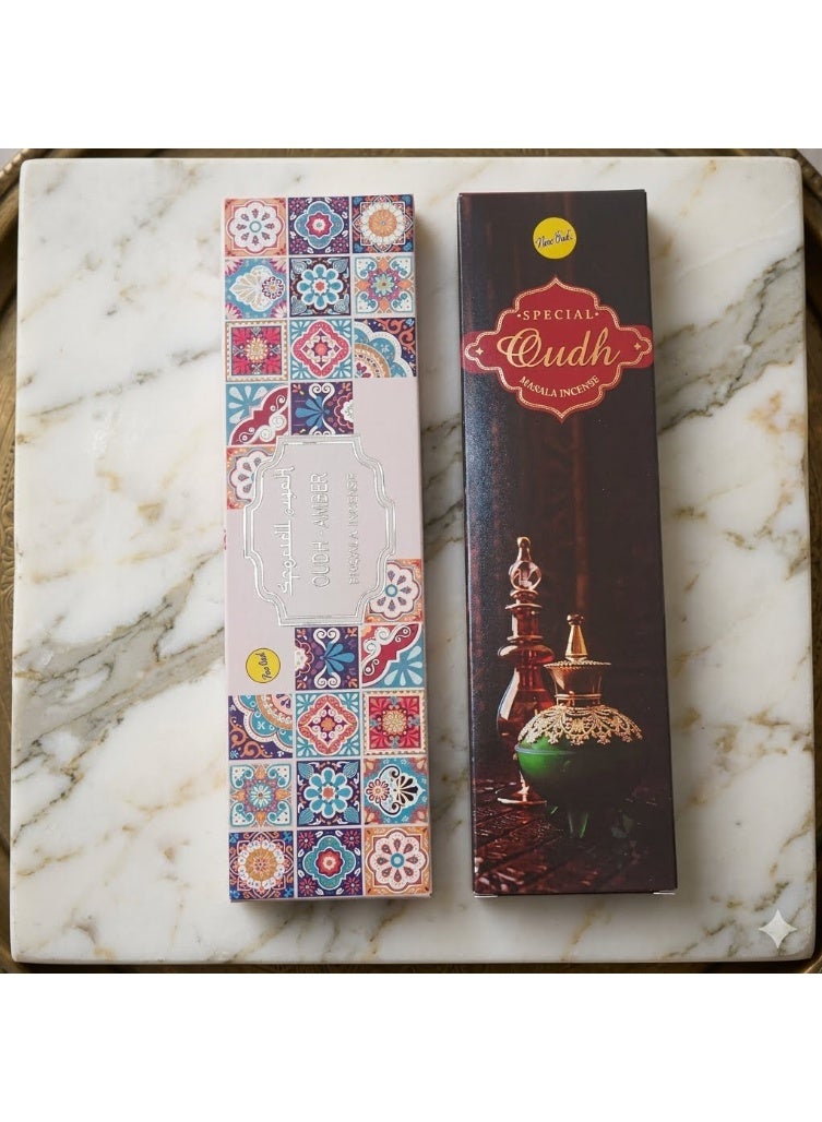 Sree Vani Special Masala Oud Incense Sticks and amber Combo - Image 2