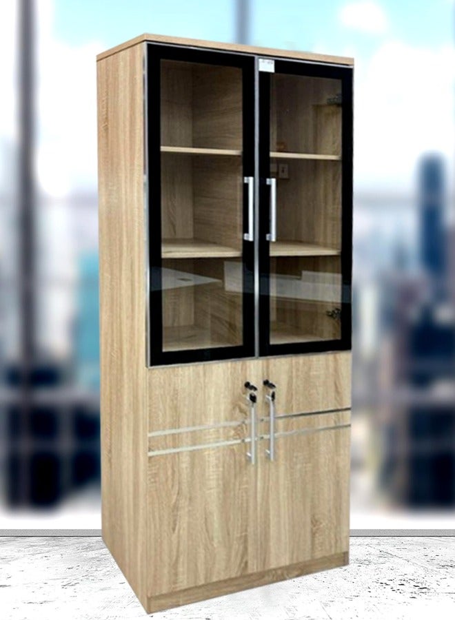 Generic Filing Cabinet With Glass Door 80*40*200 CM  - Image 1