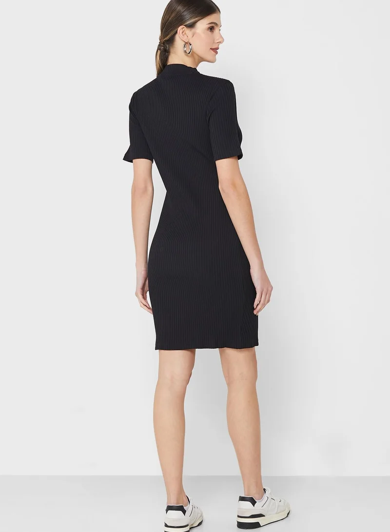 HUGO Stacked Logo Dress