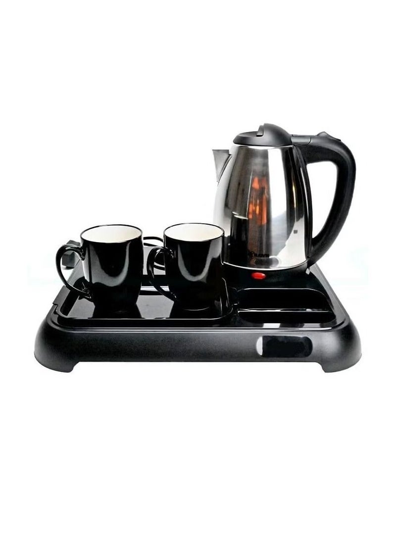 NEEHOON Water Kettle Set With 2 Cups And Base 1.8 Liters - Image 2