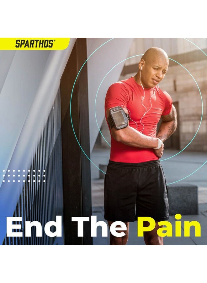 Sparthos Sacroiliac Si Hip Belt Relief from Si Joint, Sciatica, Pelvis, Lower Back Pain - Support Brace for Women and Men - for Sacral Nerve, Hip Loc Tilt Up Belts Braces (Black-REG) - Image 2