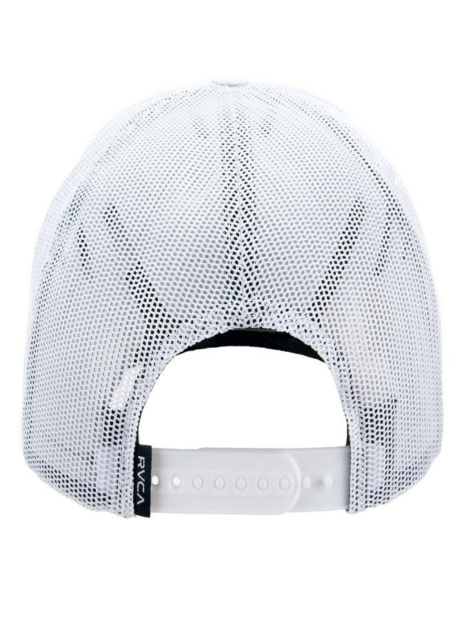RVCA Mens Va All The Way Trucker, White, One Size - Image 2