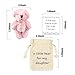 LUOKIFUR Pocket Bear Boyfriend LongDistance Teddy Bear I Love You Gift Couple LongDistance Relationship for him Daughter - Image 3