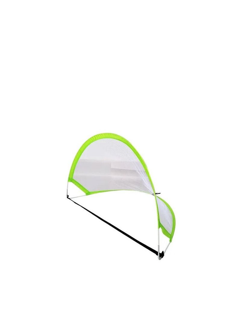 H PRO Mini Portable Football Goal Green - Image 1